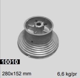 Rumpu korkealle nostolle Max. nostokorkeus = 4100 mm, M164-4165 HL / rumpu 10010