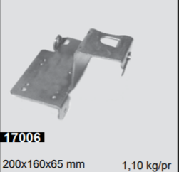 Vasen ja oikea alakiinnikesarja