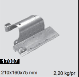 Sarja oikea ja vasen alatuki