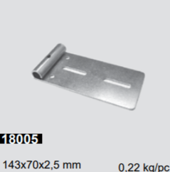 Yläpaneeli matalan nostorullan kannatin